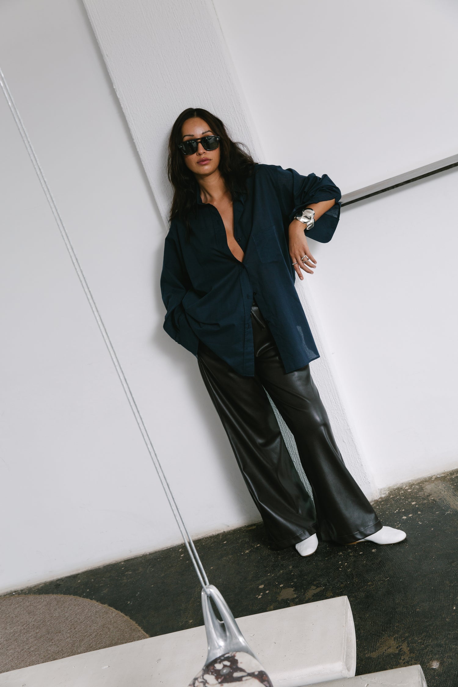 The Boyfriend Shirt in Cotton Voile
