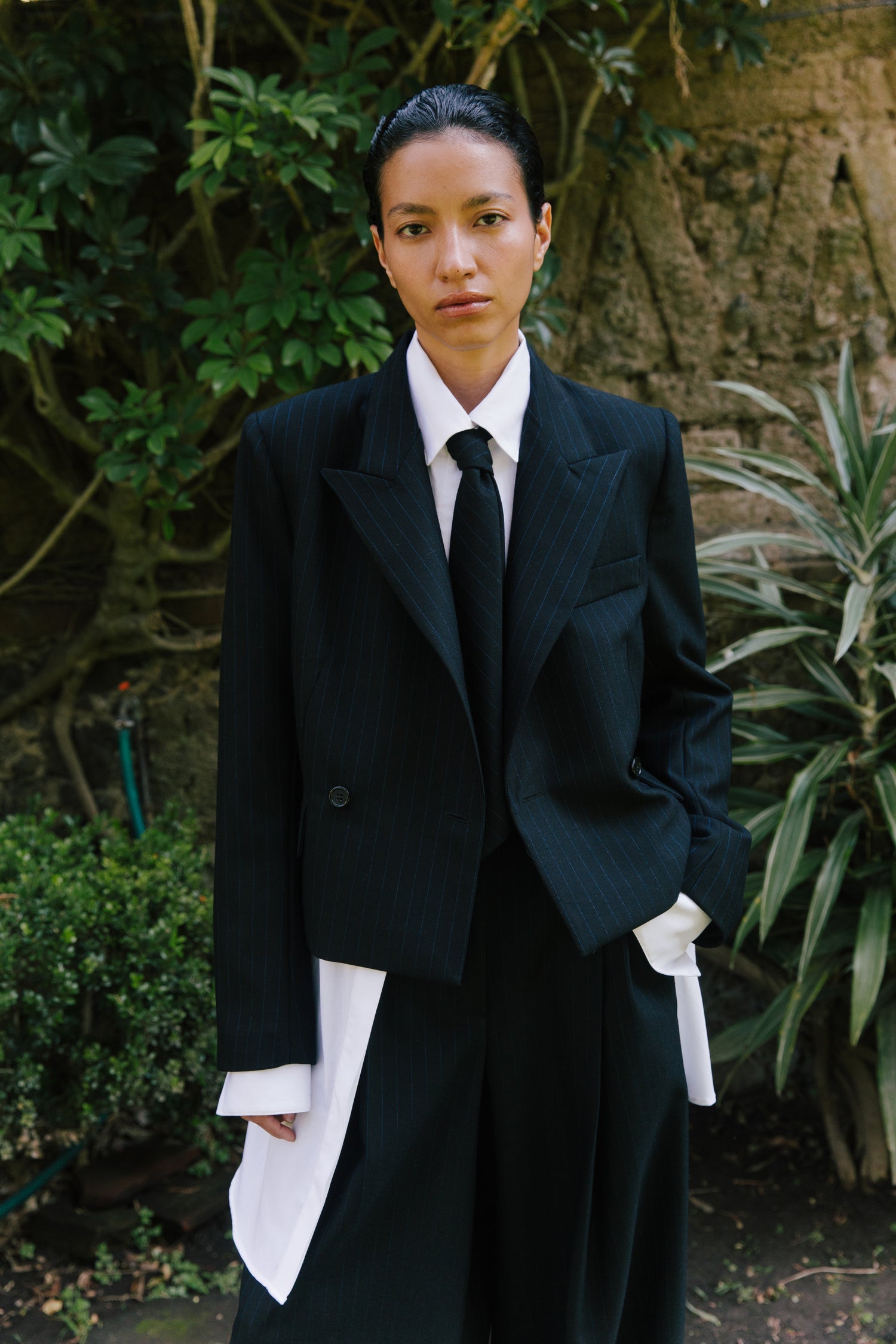 The Poplin Tuxedo Shirt