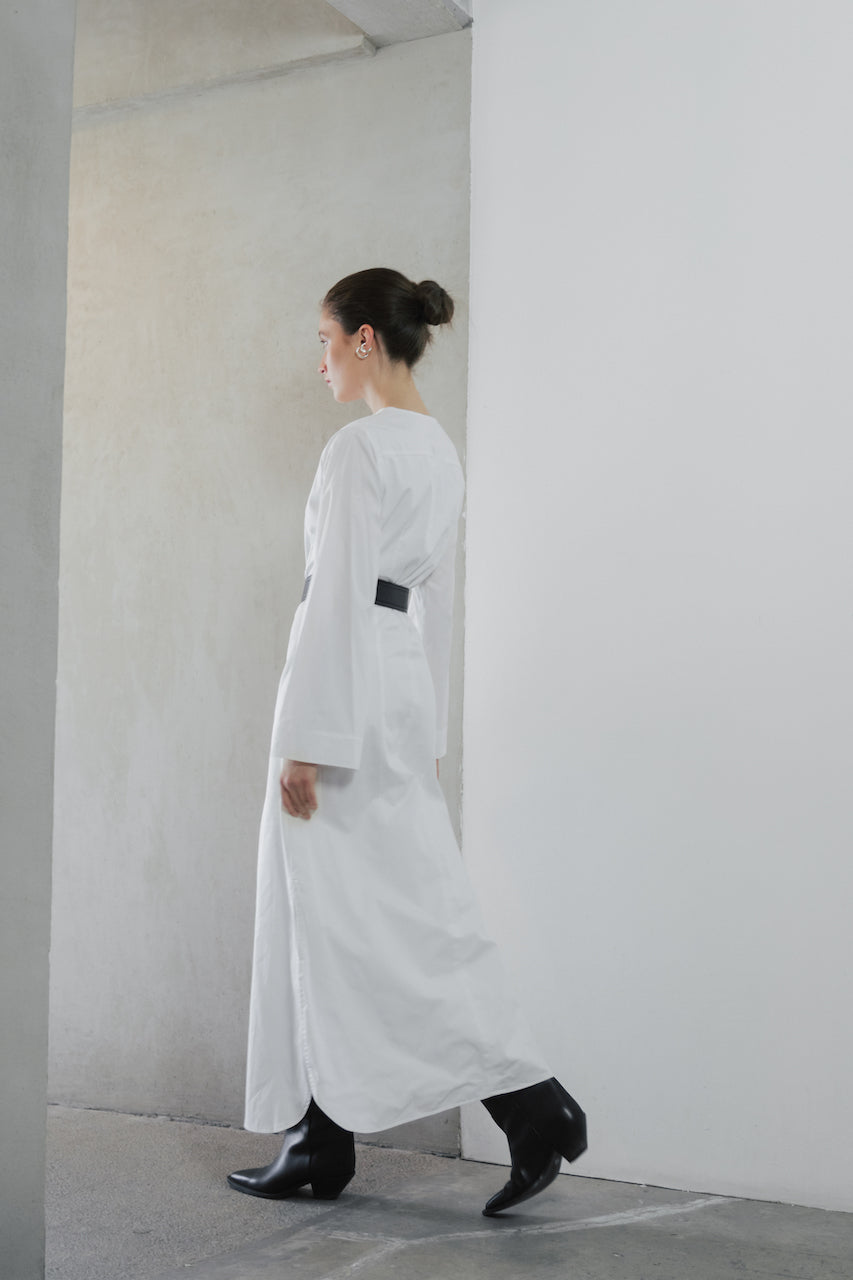 El vestido camisero tipo cárdigan
