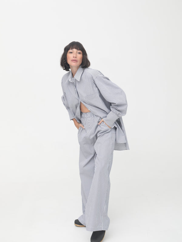 The Poplin Striped Pant