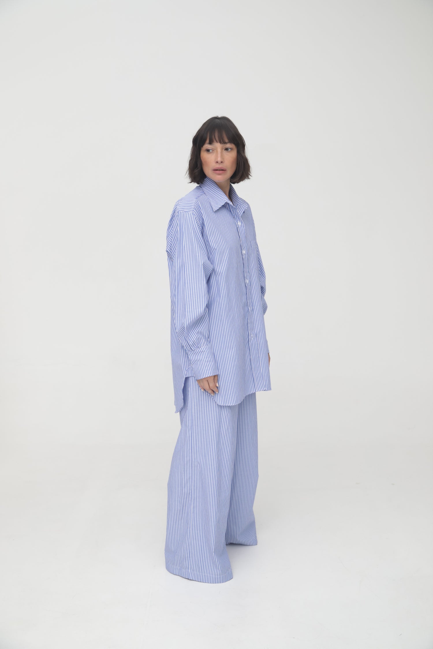 The Poplin Striped Pant