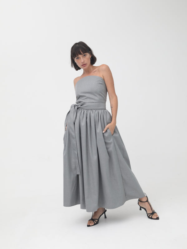 The Twill Midi Skirt