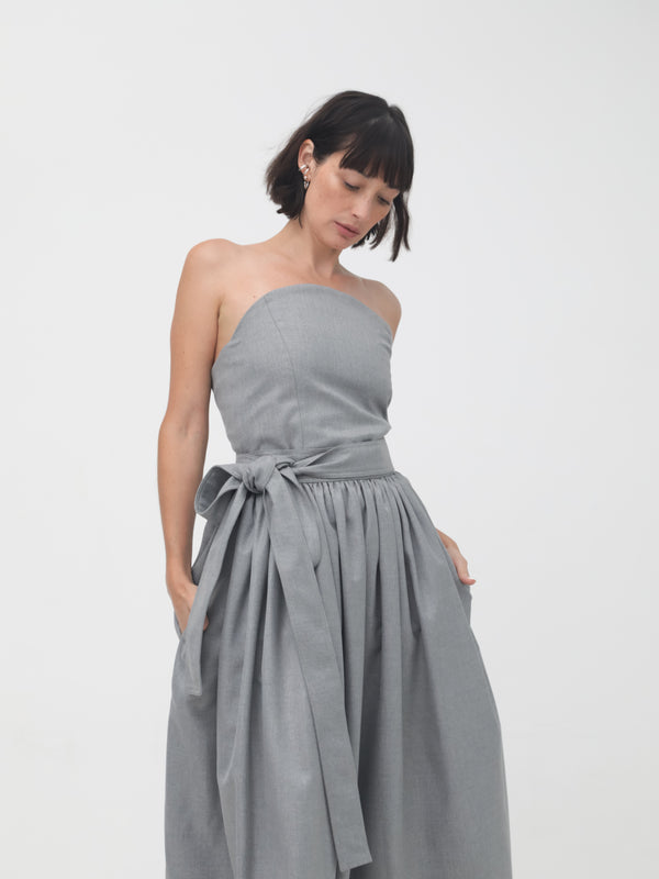 The Twill Midi Skirt
