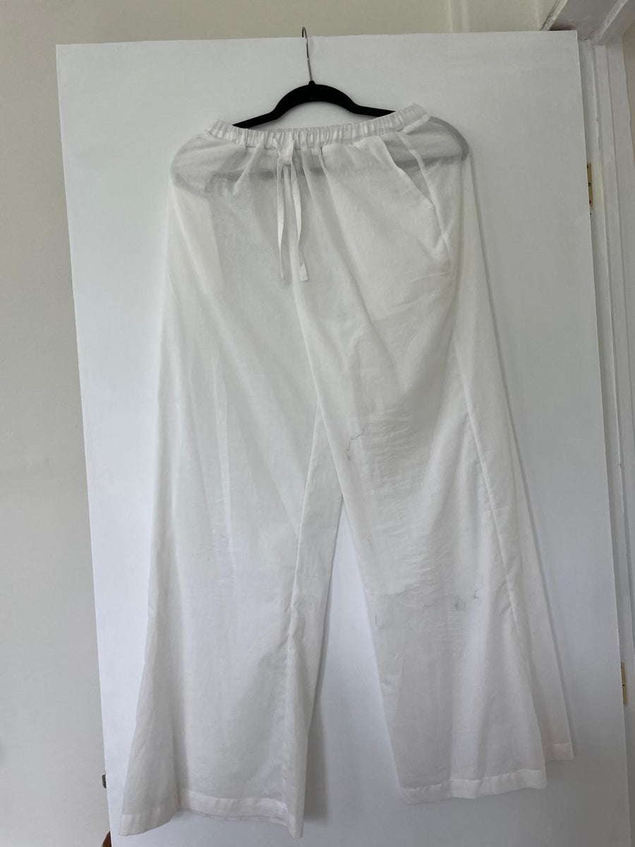 The Drawstring Pant in Cotton Voile