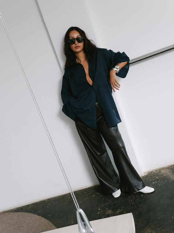 The Boyfriend Shirt in Cotton Voile