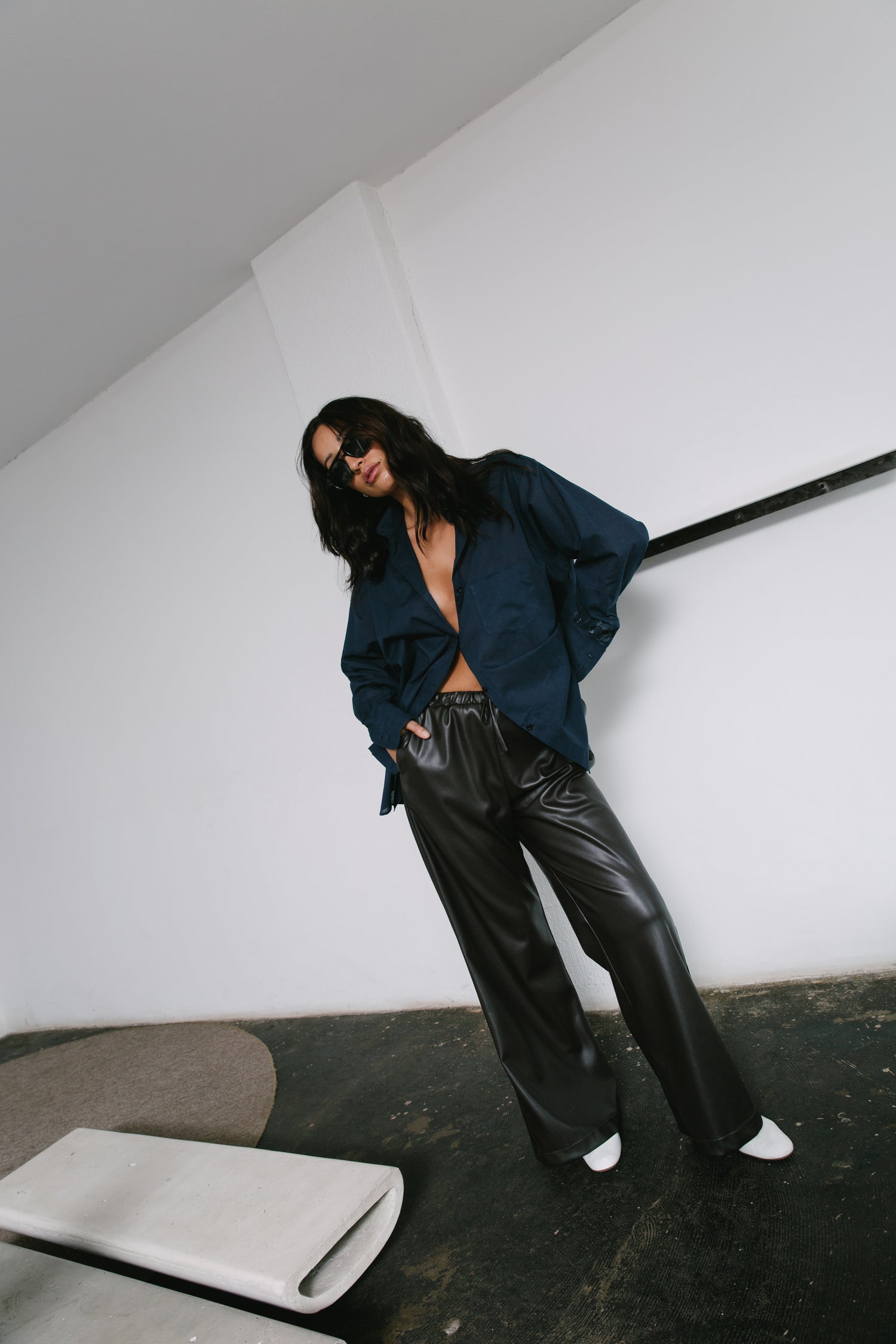 The Boyfriend Shirt in Cotton Voile