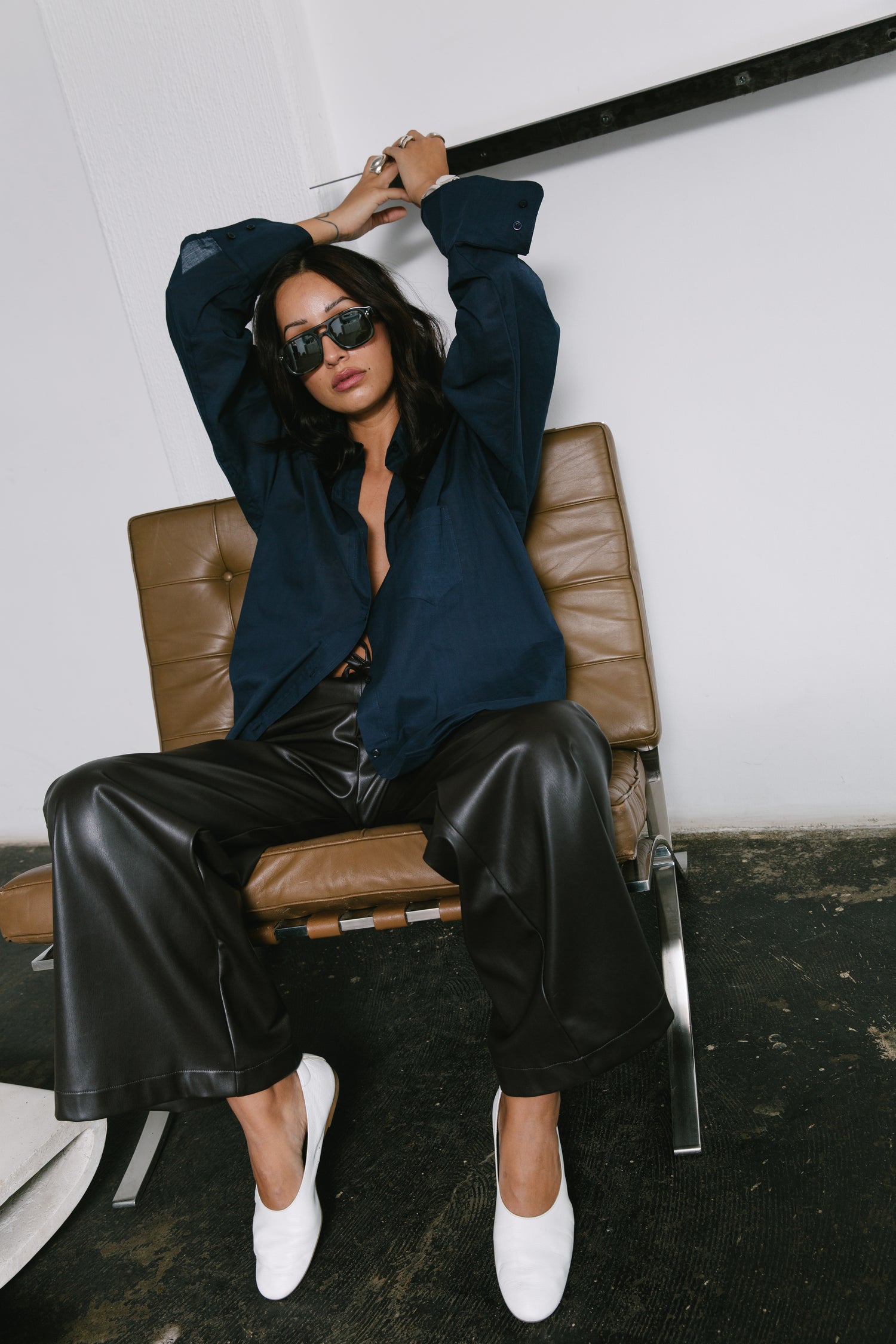 The Boyfriend Shirt in Cotton Voile