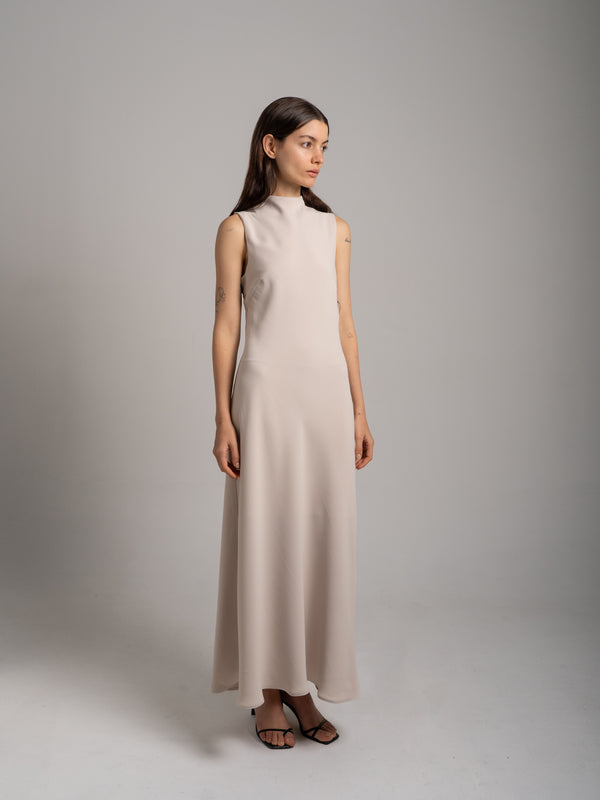 The Bias Dress in Crepe