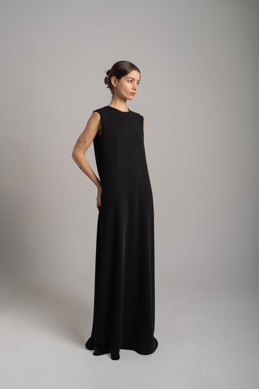 The Sleeveless A-Line Gown