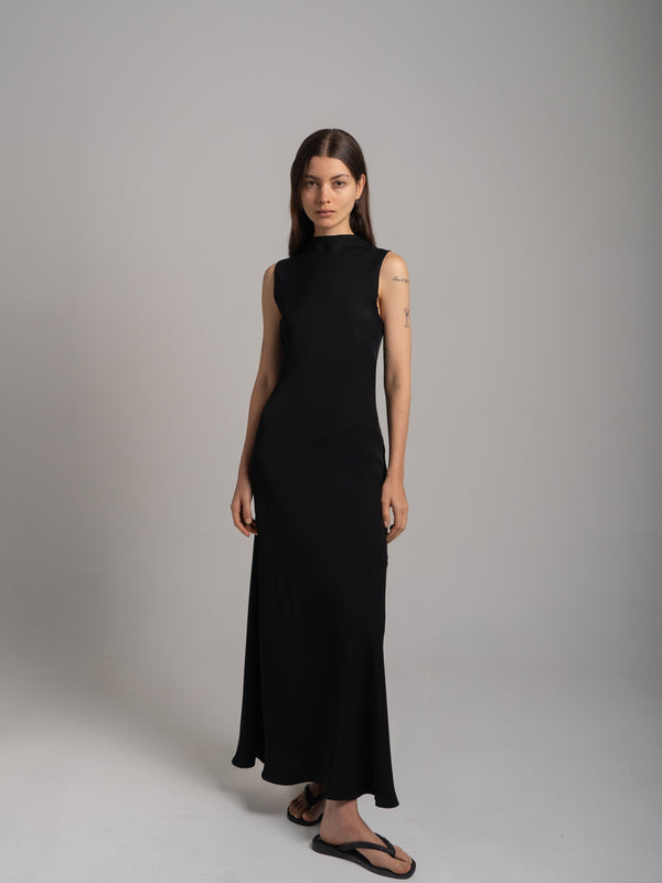 The Bias Dress in Crepe