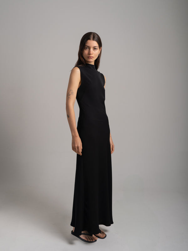 The Bias Dress in Crepe