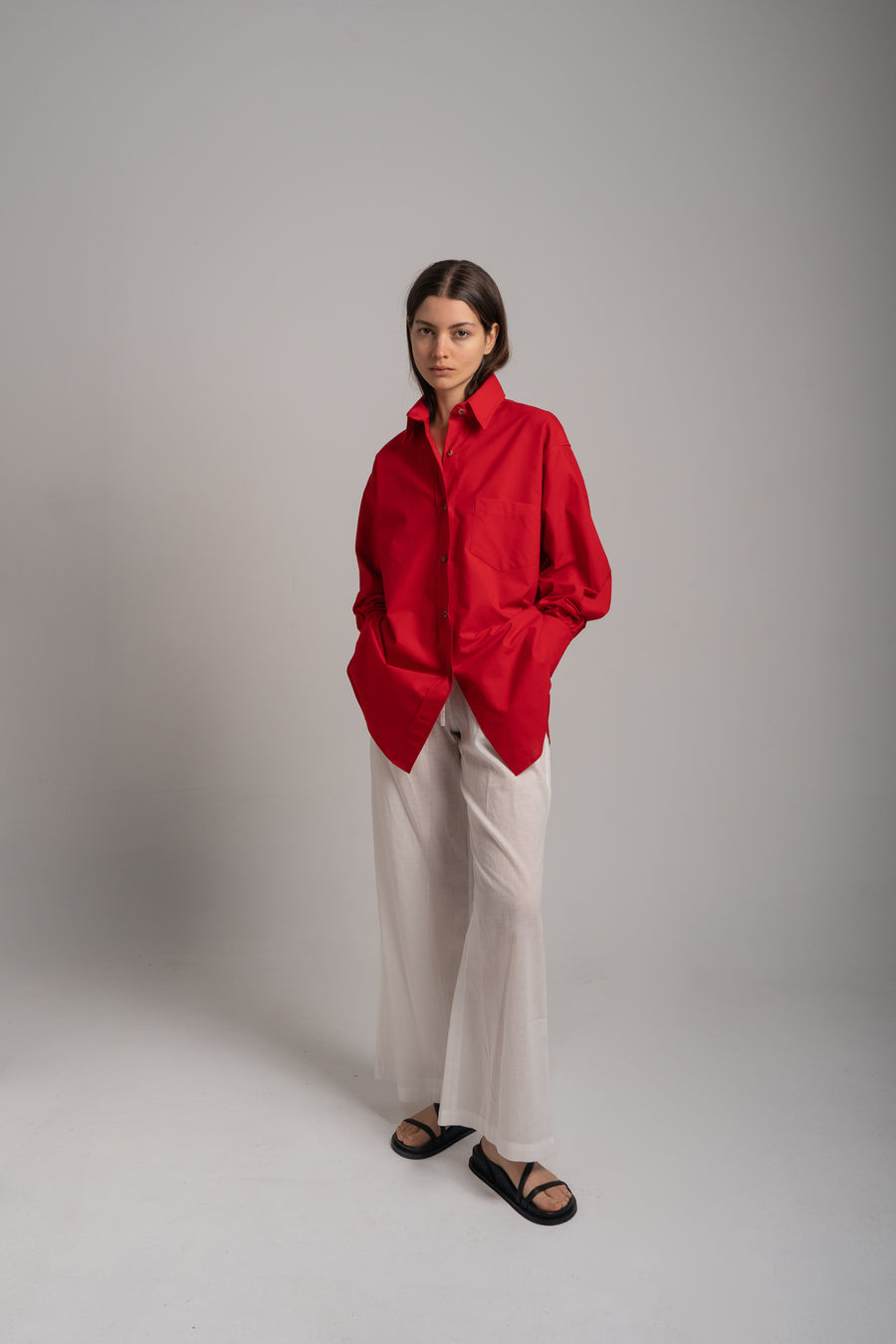 The Drawstring Pant in Cotton Voile