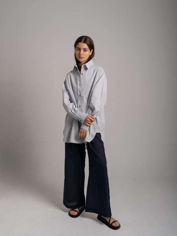 The Drawstring Pant in Cotton Voile