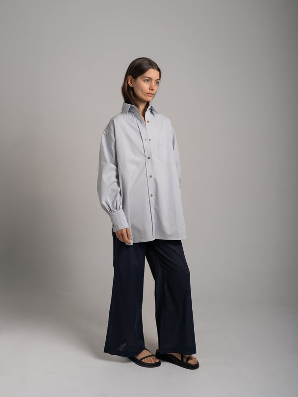 The Drawstring Pant in Cotton Voile