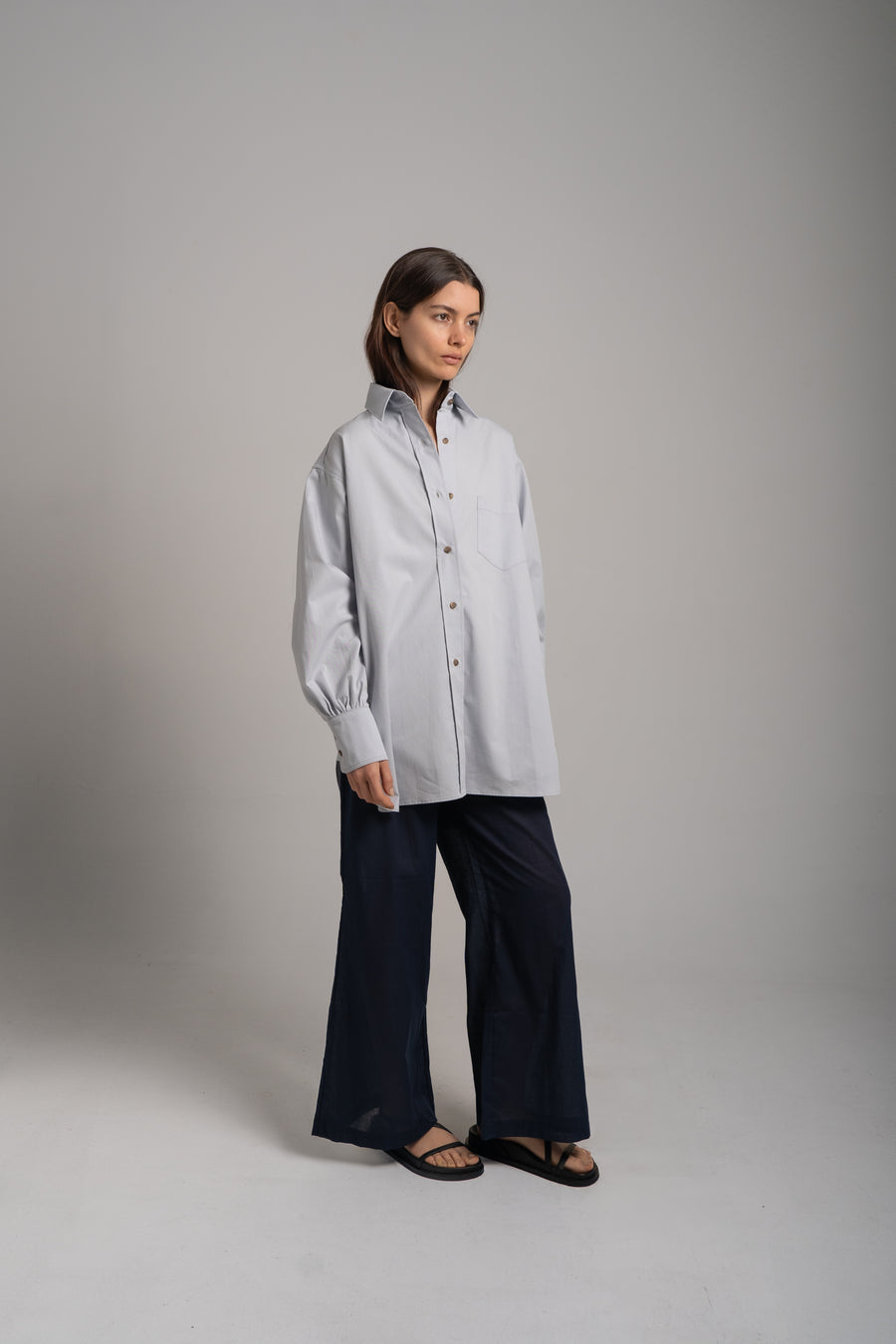 The Drawstring Pant in Cotton Voile