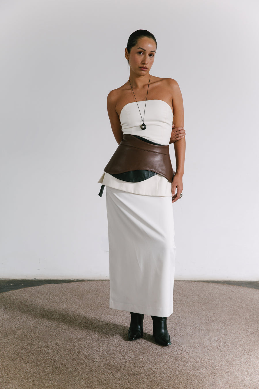The Leather Wave Belt