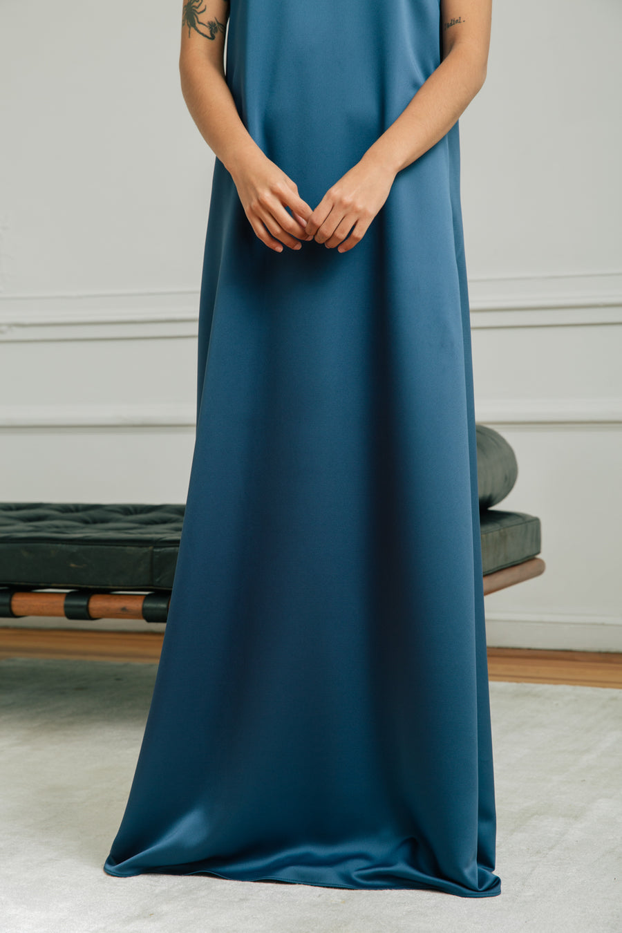 The Sleeveless A-Line Gown