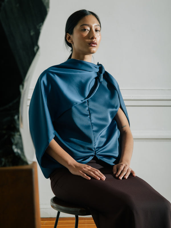The Knot Cape Top