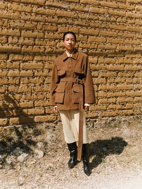 The Suede Safari Jacket