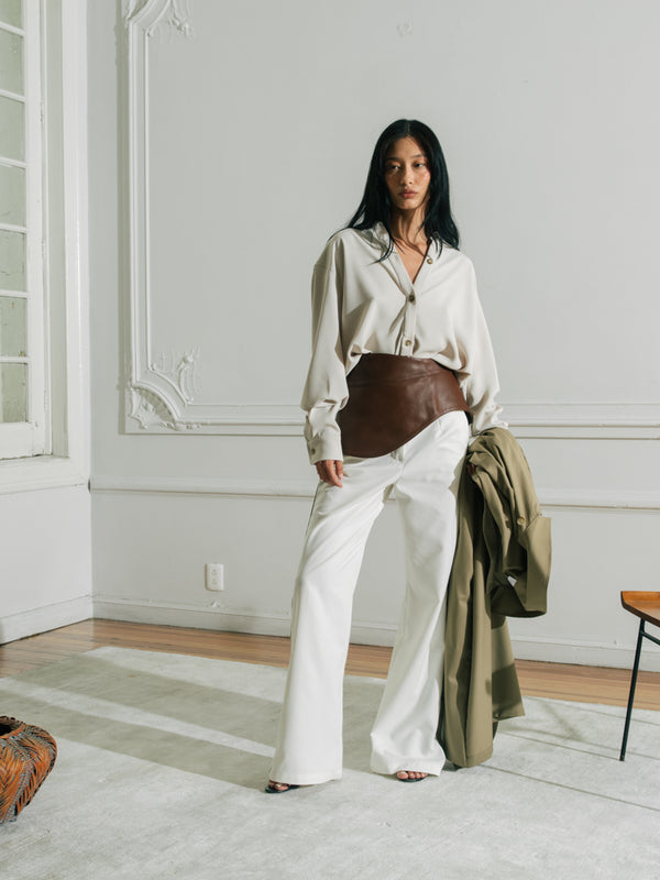 The Leather Wave Belt