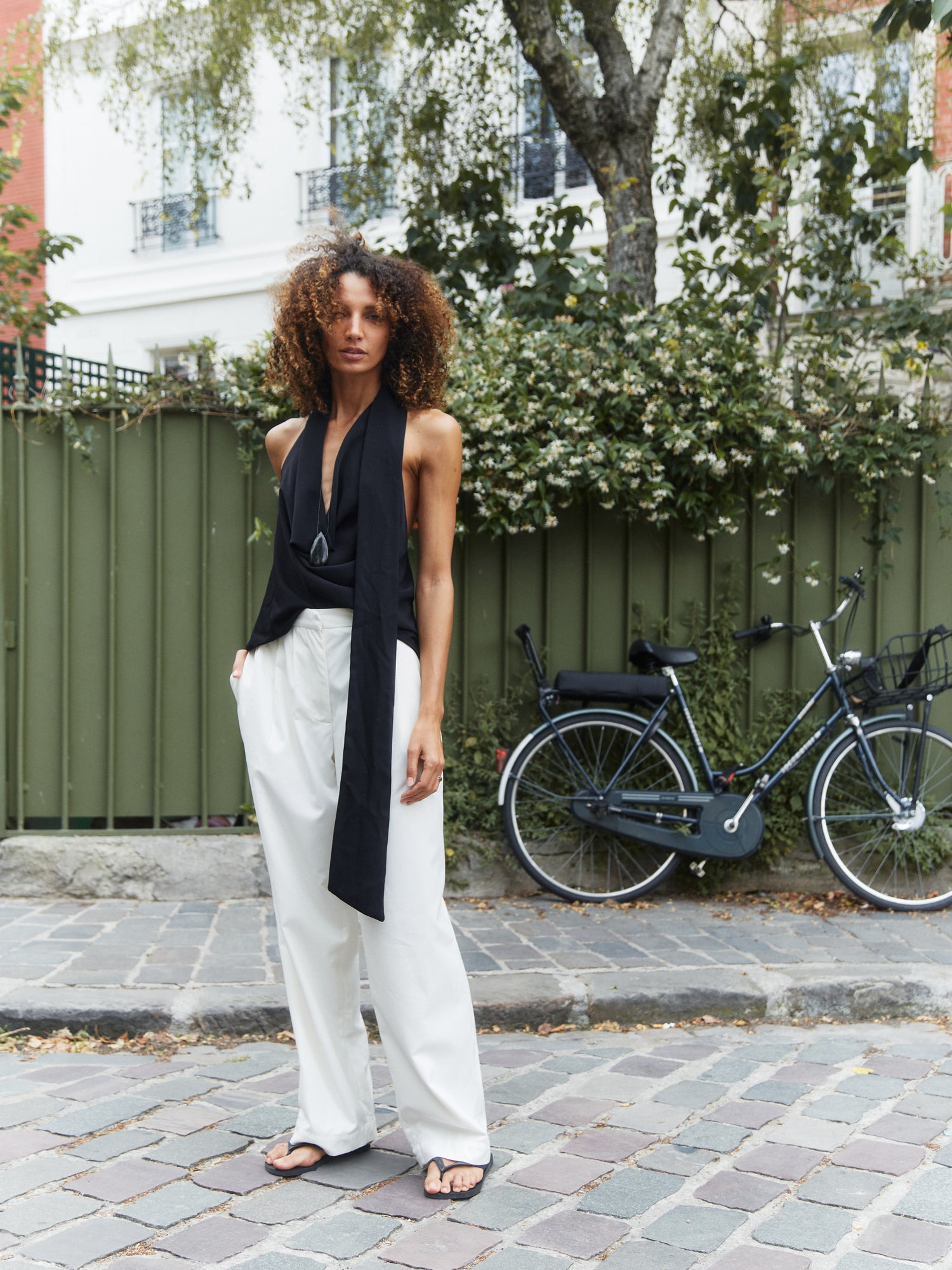 The Halter Top in Crepe