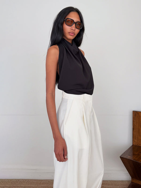 The Crepe Scarf Top