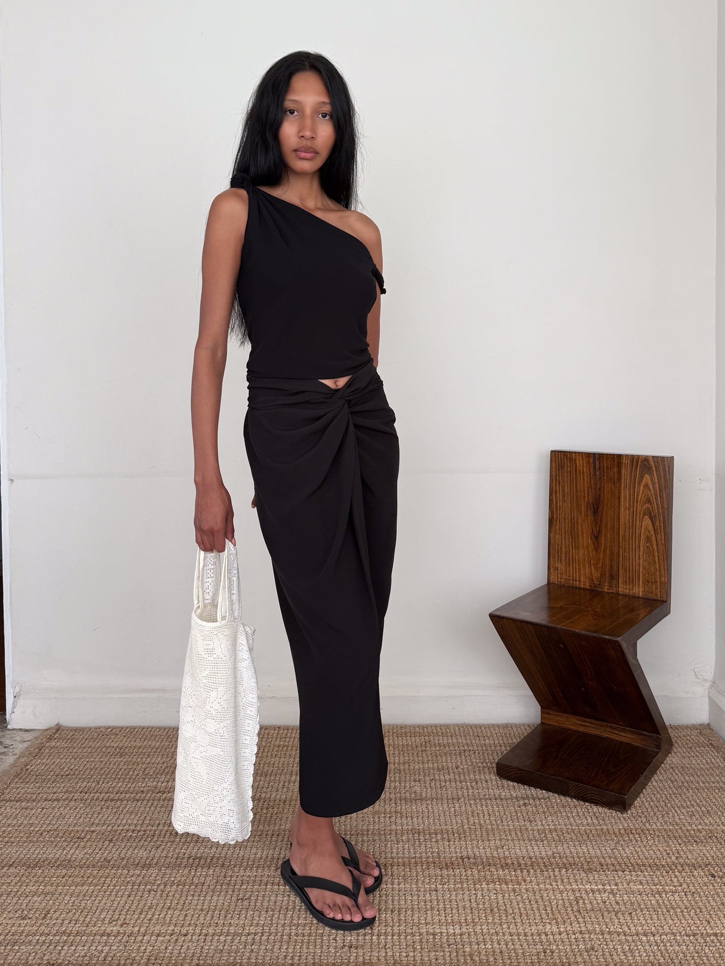 The Crepe Knot Skirt