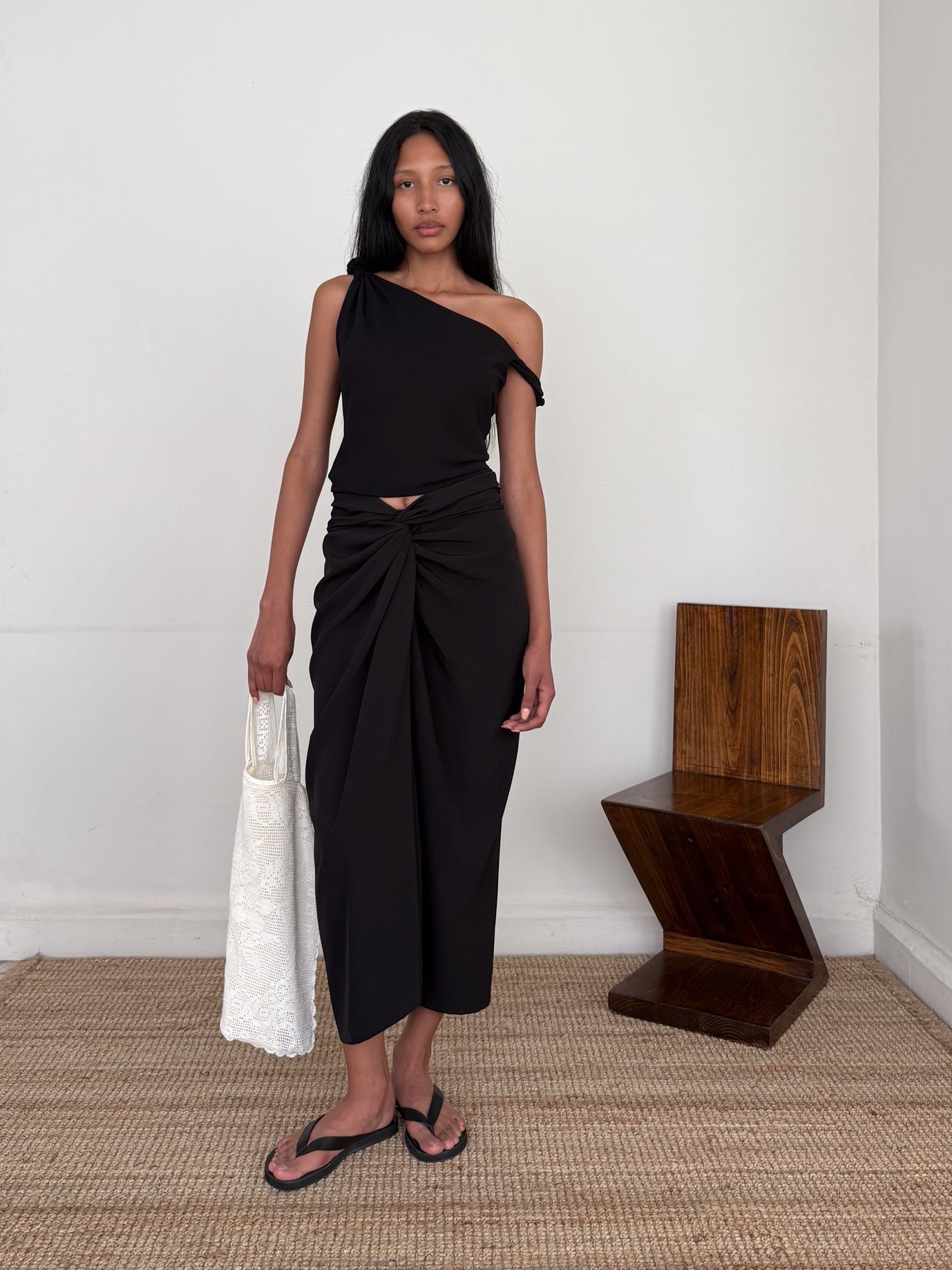 The Crepe Knot Skirt