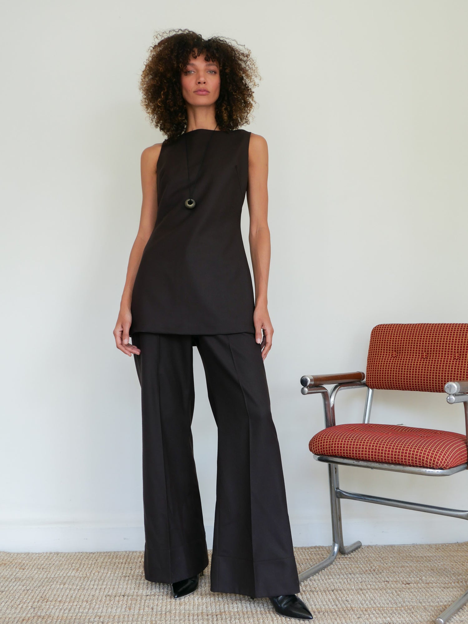 The Wool Flare Trouser