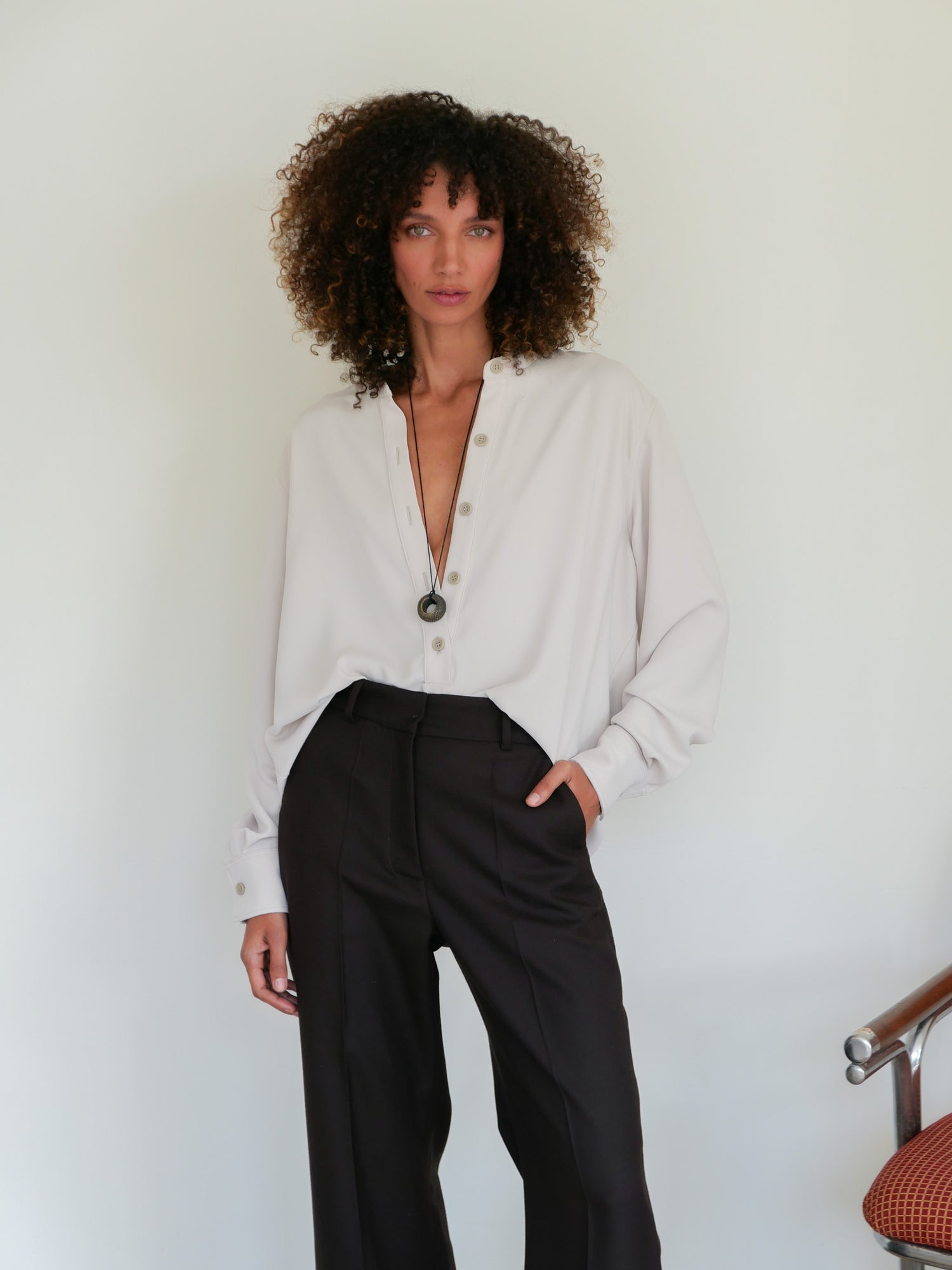 The Wool Flare Trouser