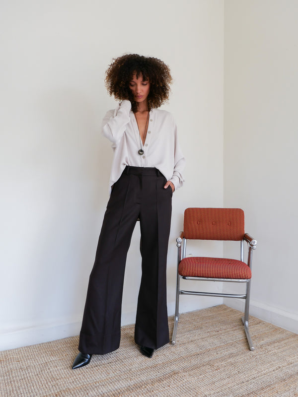 The Wool Flare Trouser