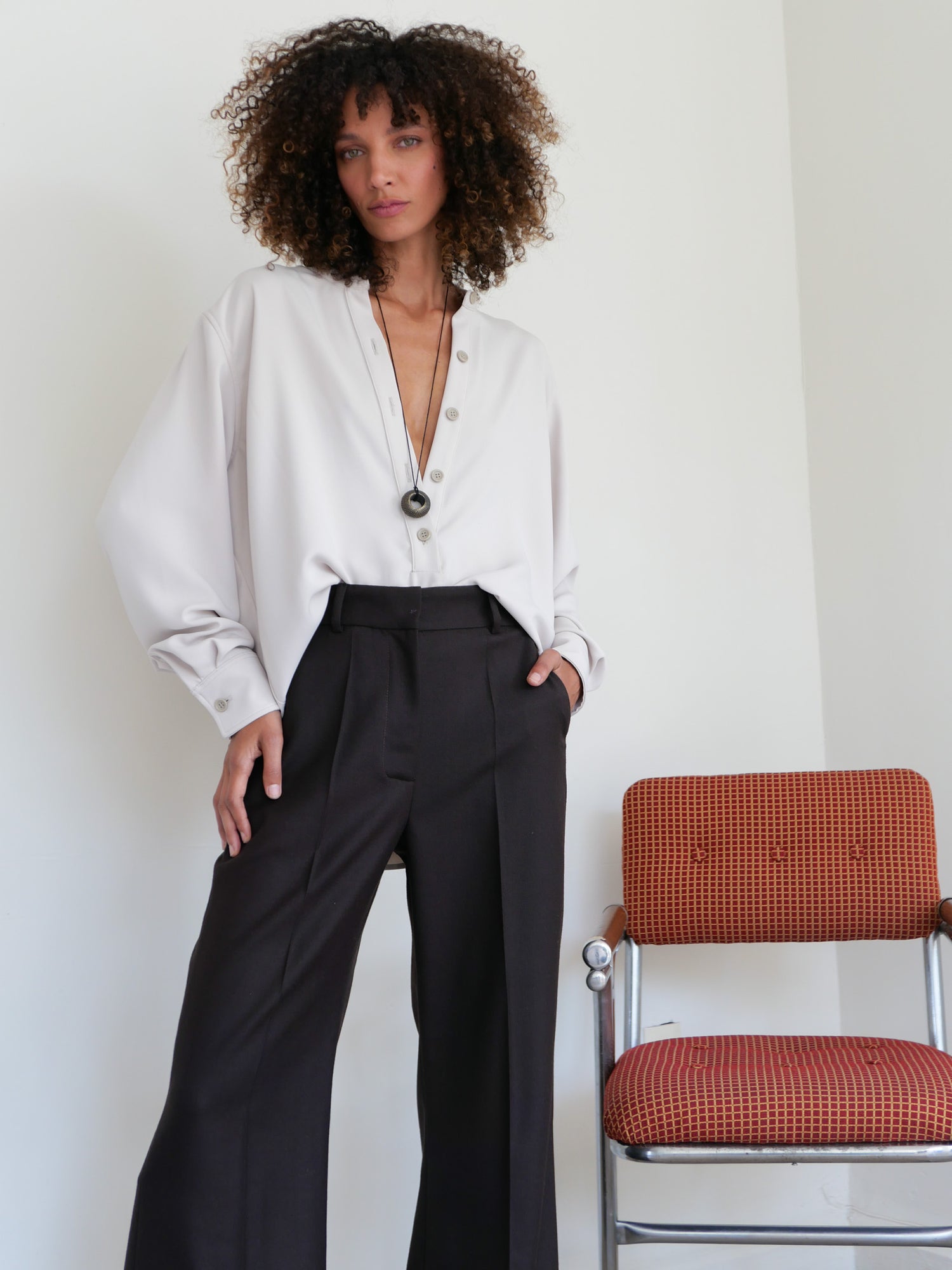 The Wool Flare Trouser
