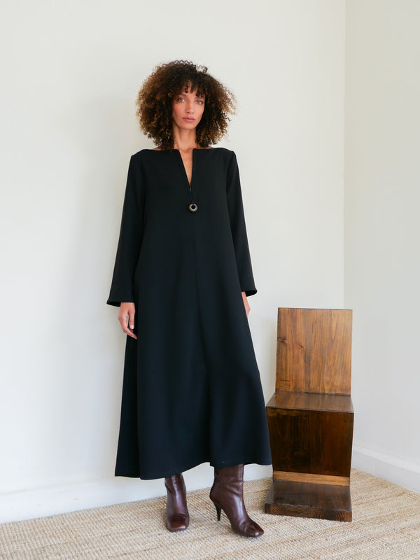 The Crepe Kaftan Dress