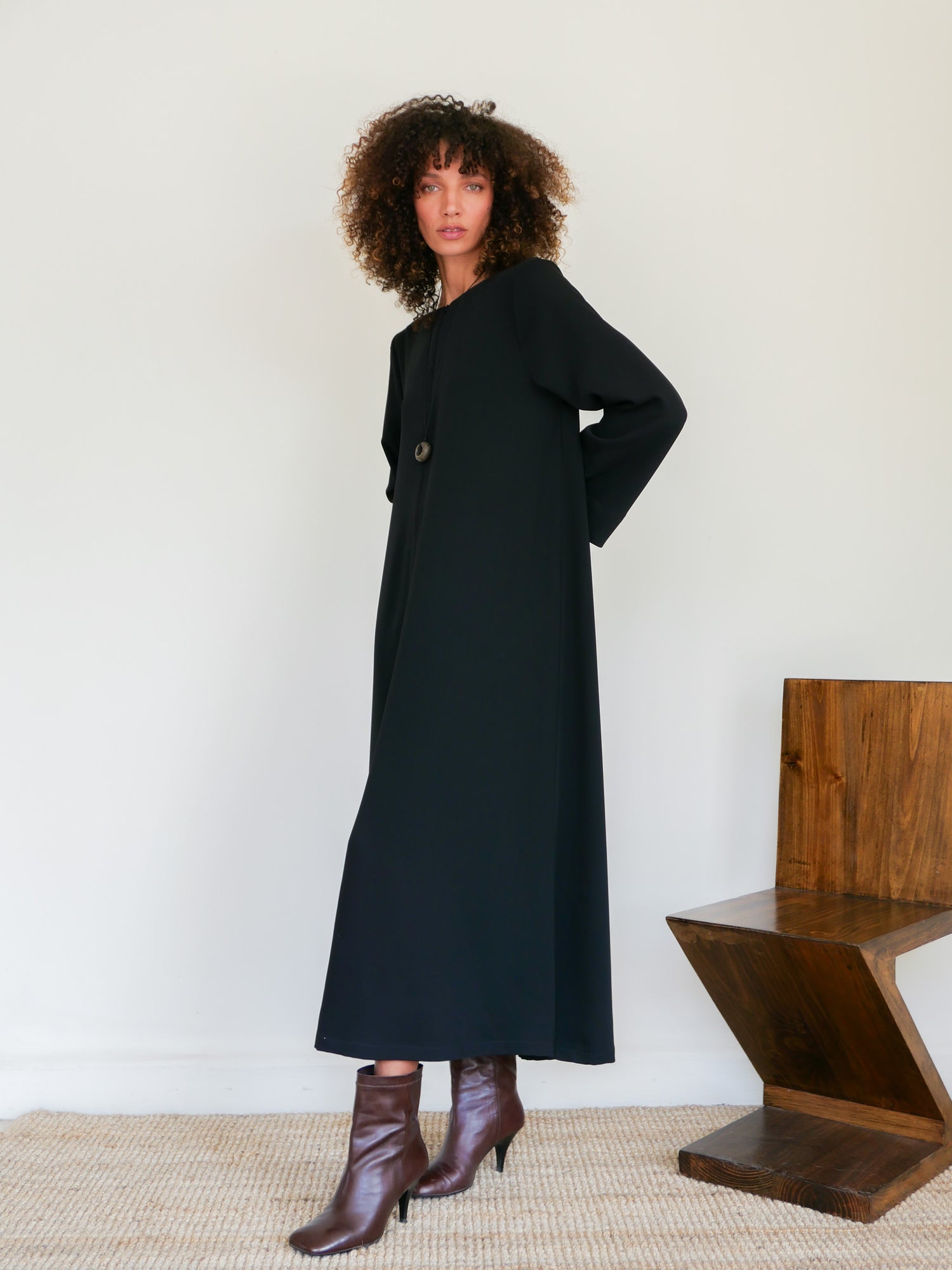 The Crepe Kaftan Dress