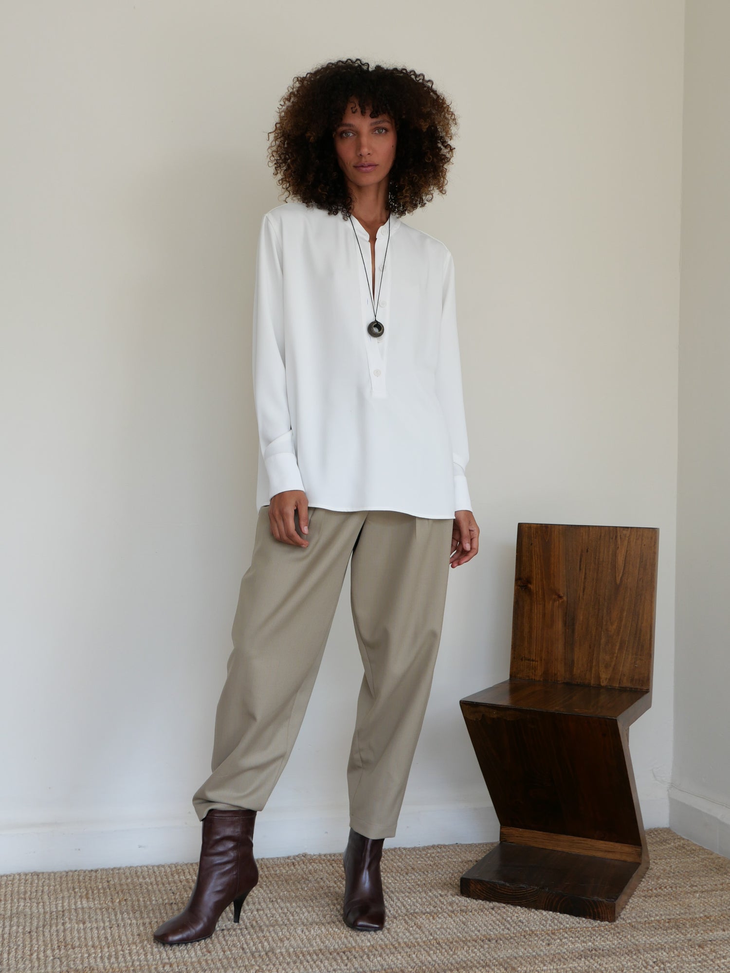 The Button Blouse