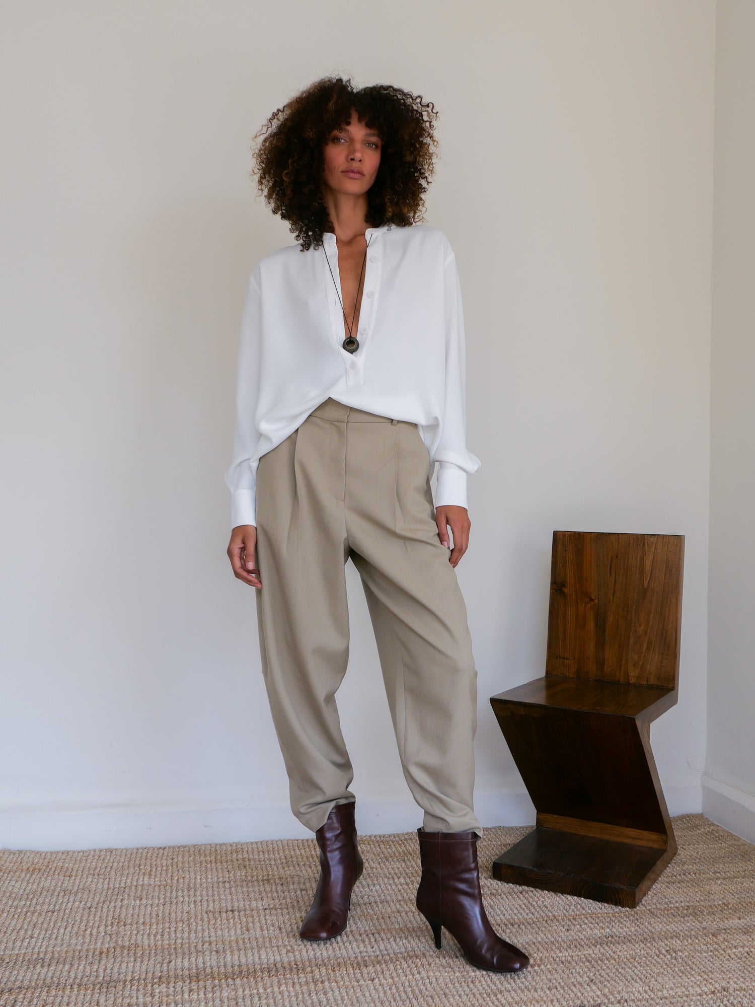 The Button Blouse