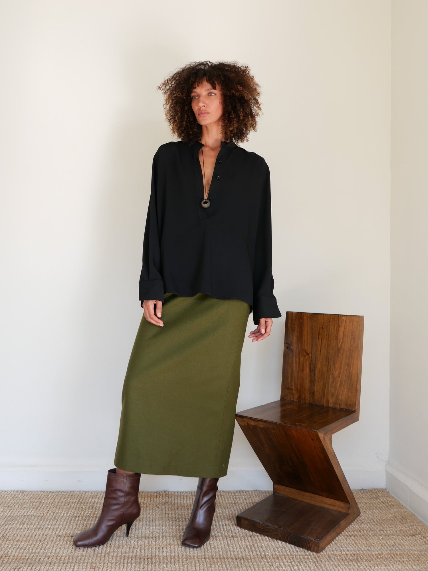 The Button Blouse