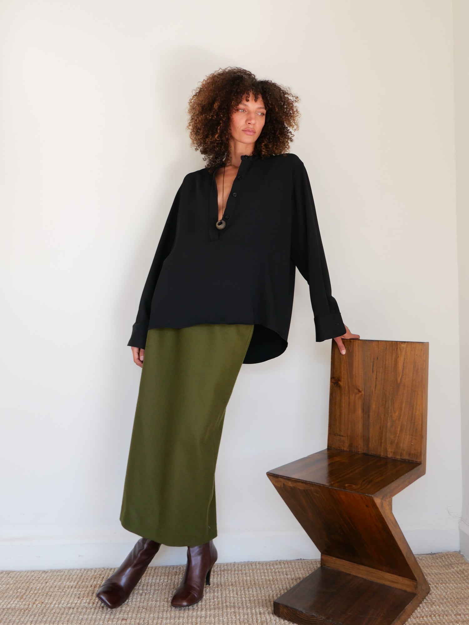 The Button Blouse
