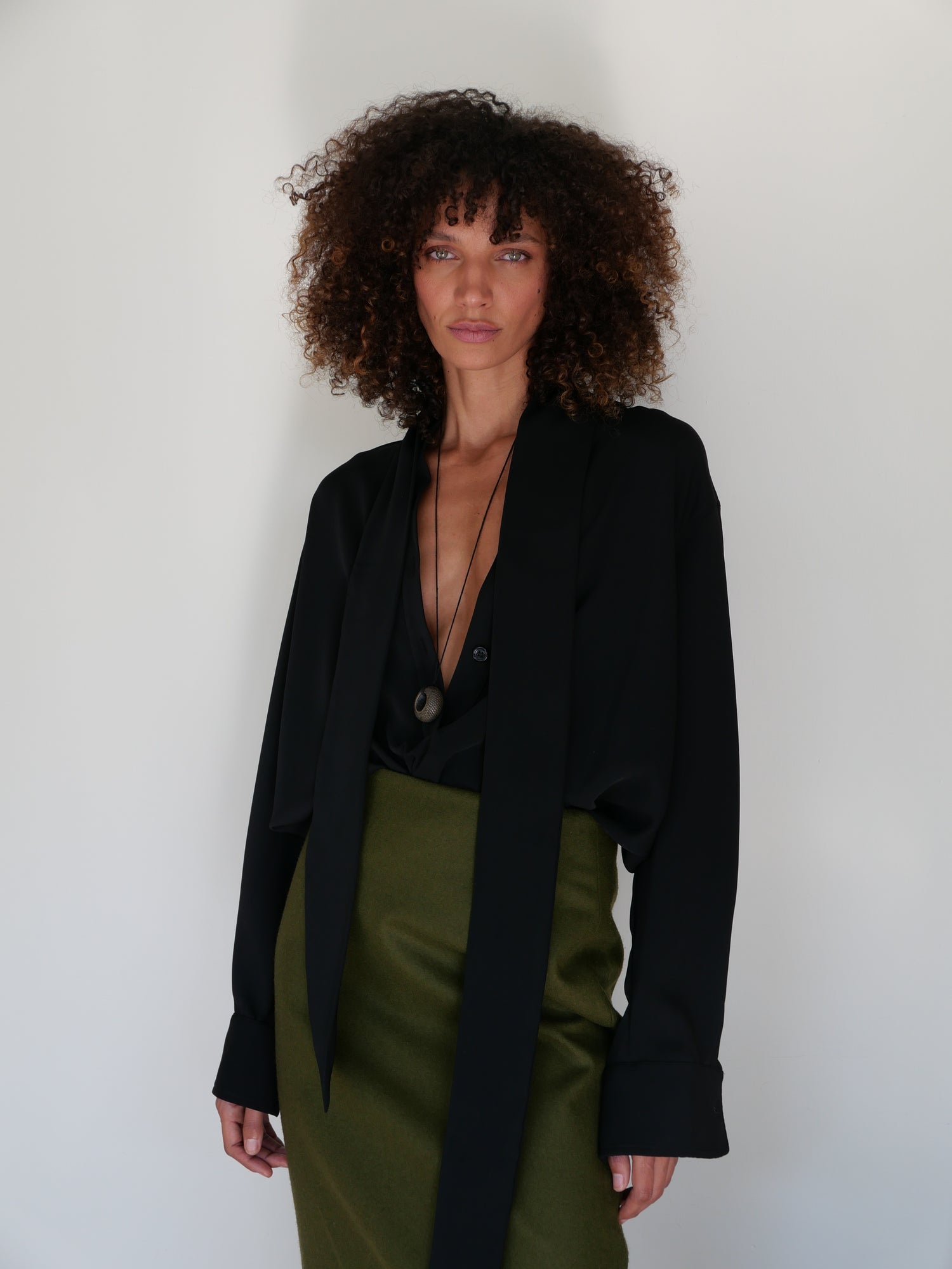 The Wool Ankle Skirt