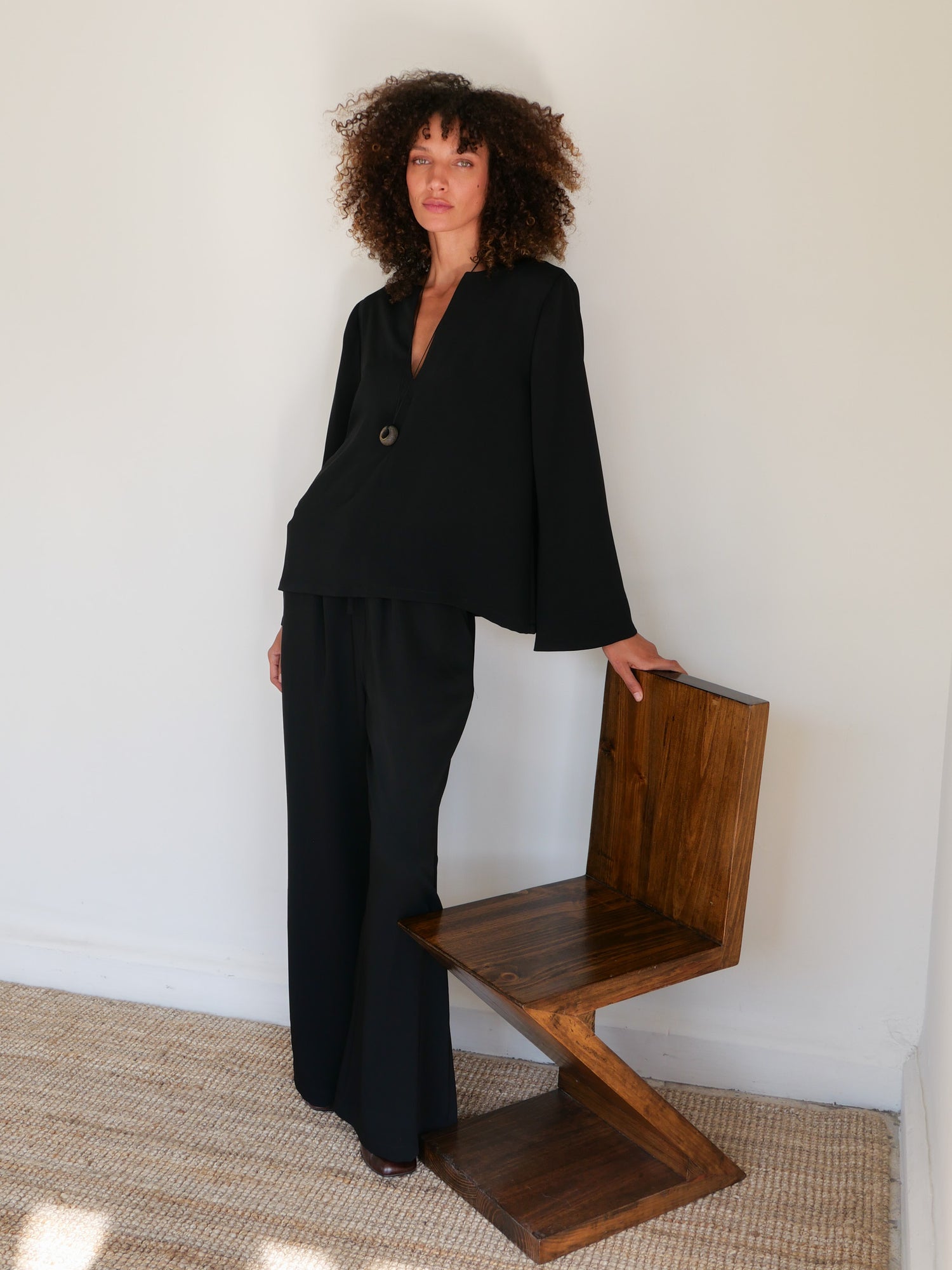 The Crepe Kaftan Top
