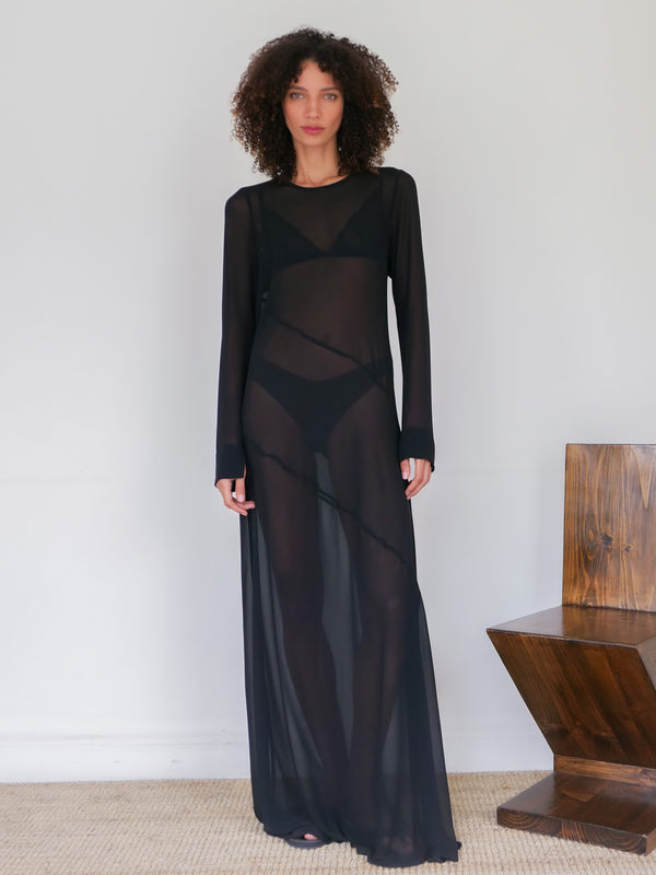 The Georgette Sheer Gown