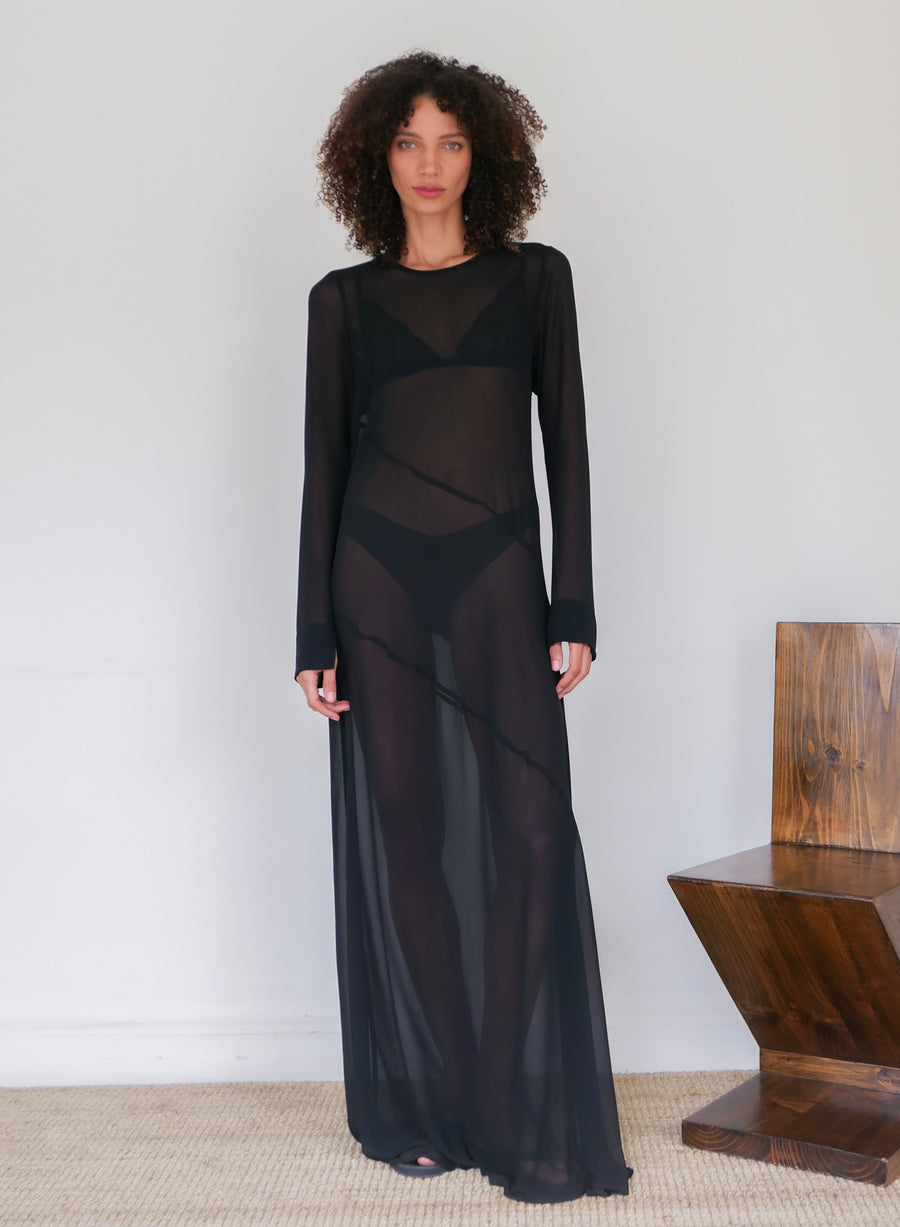 The Georgette Sheer Gown