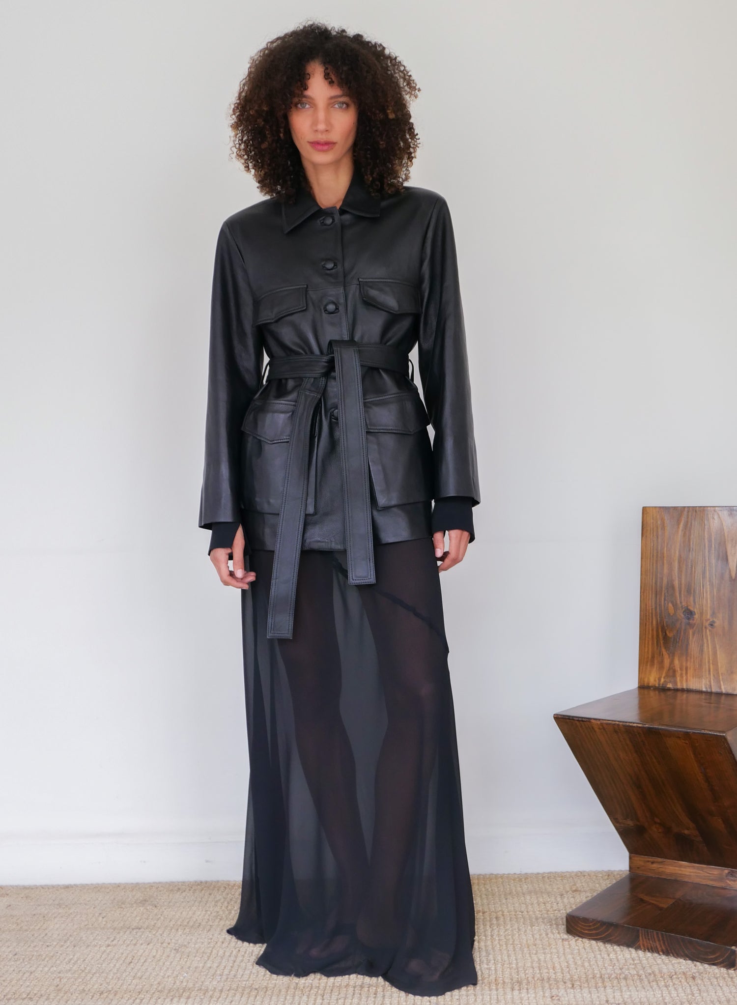 The Leather Safari Jacket