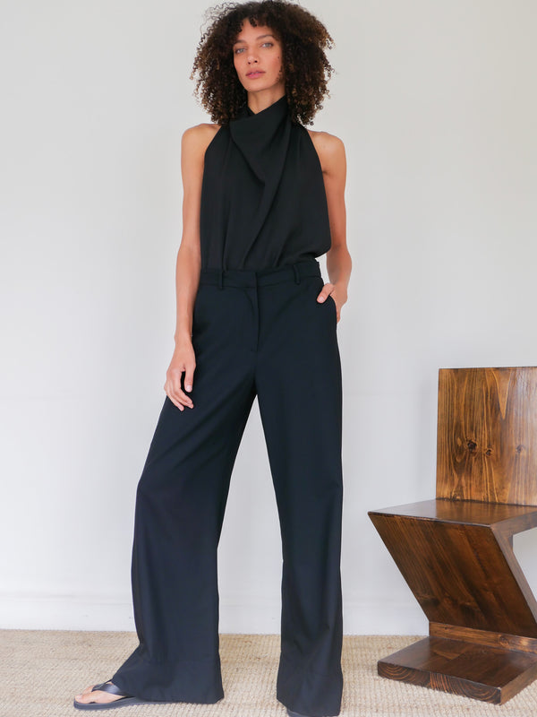 The Summer Wool Flare Trouser