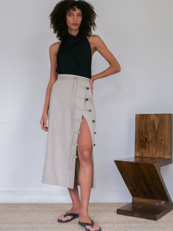 The Bead Wrap Skirt
