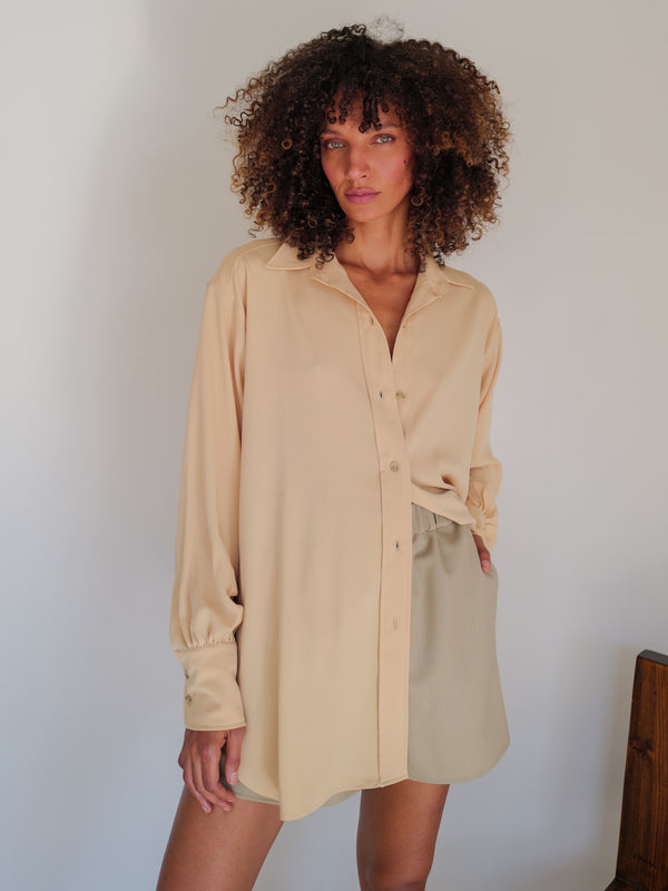The Chiffon Boyfriend Shirt