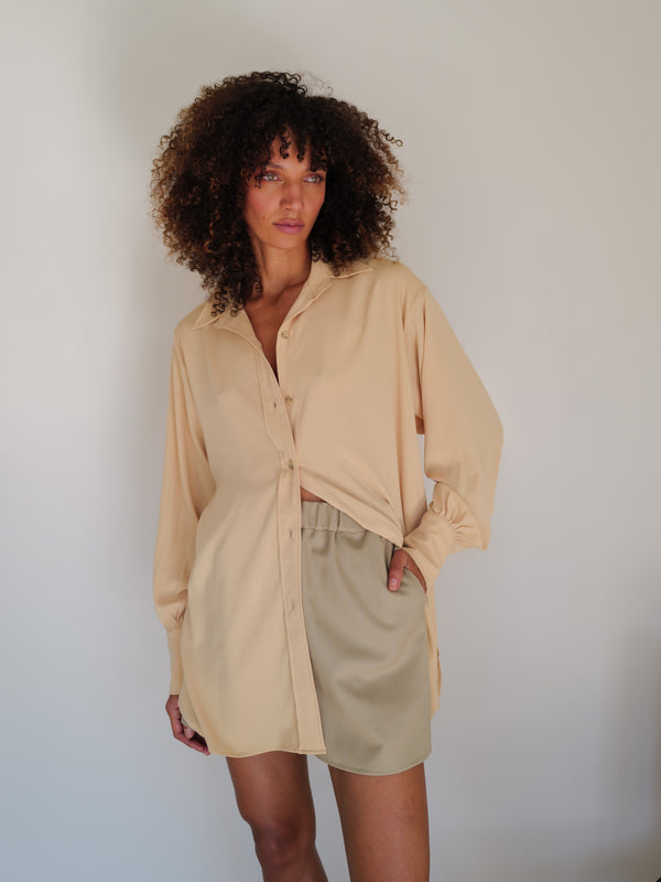 The Chiffon Boyfriend Shirt