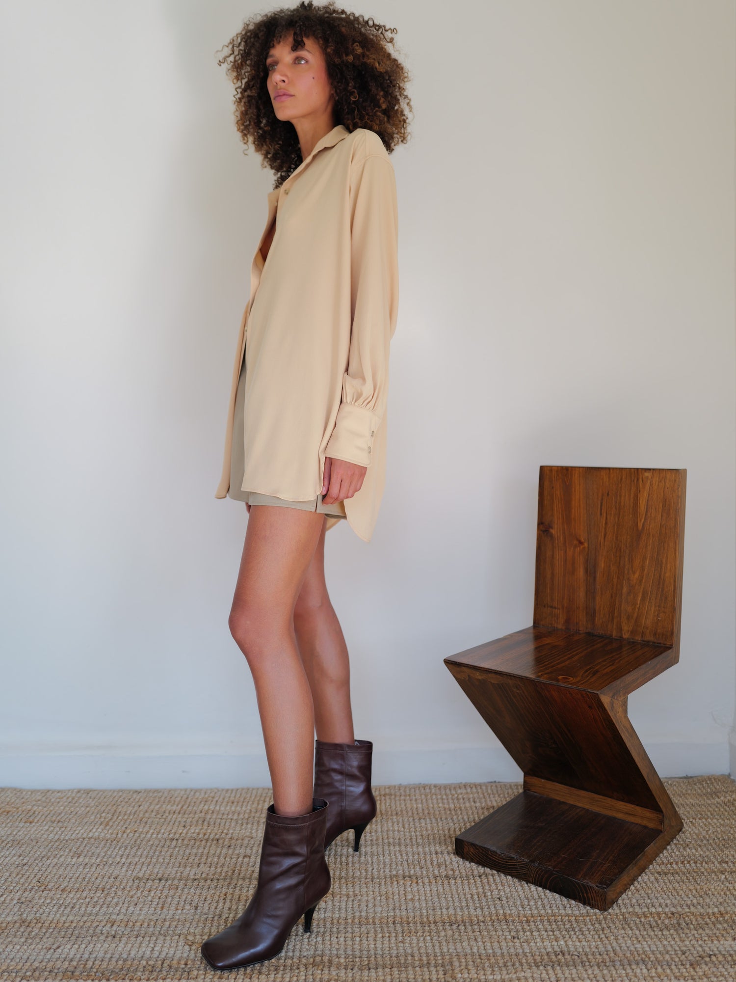 The Chiffon Boyfriend Shirt