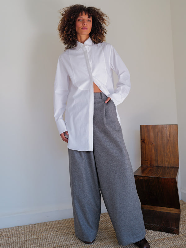 The Poplin Tuxedo Shirt