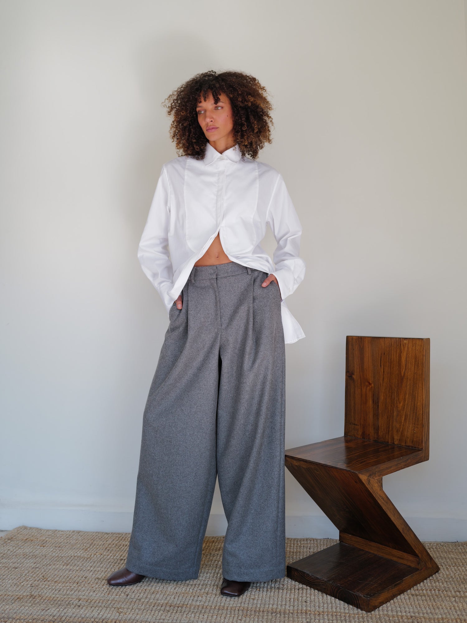 The Poplin Tuxedo Shirt
